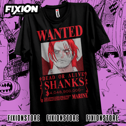 One Piece - WANTED #14 Shanks (NEGRA)