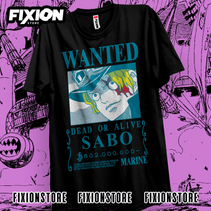One Piece - WANTED #24 Sabo (NEGRA)
