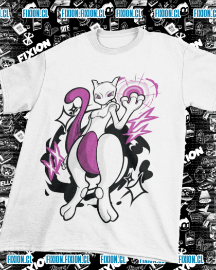 Pokemon – Mewtwo – Especial Julio (Blanco) Pokemon fixion.cl