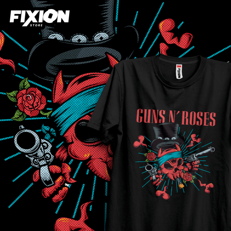 Guns N’ Roses #1 Poleras Música fixion.cl