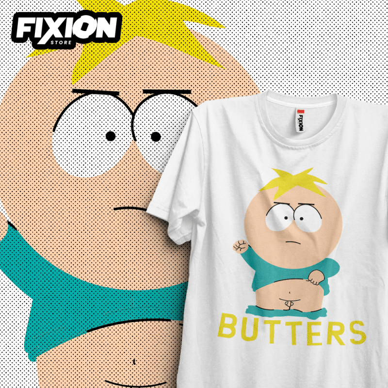 South Park – Butters [blanca] Poleras TV Cine fixion.cl