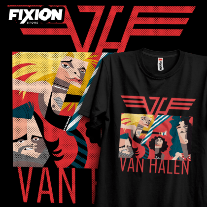 Van Halen #1 Poleras Música fixion.cl