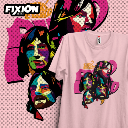 Pink Floyd #1 Poleras Color Rosa fixion.cl