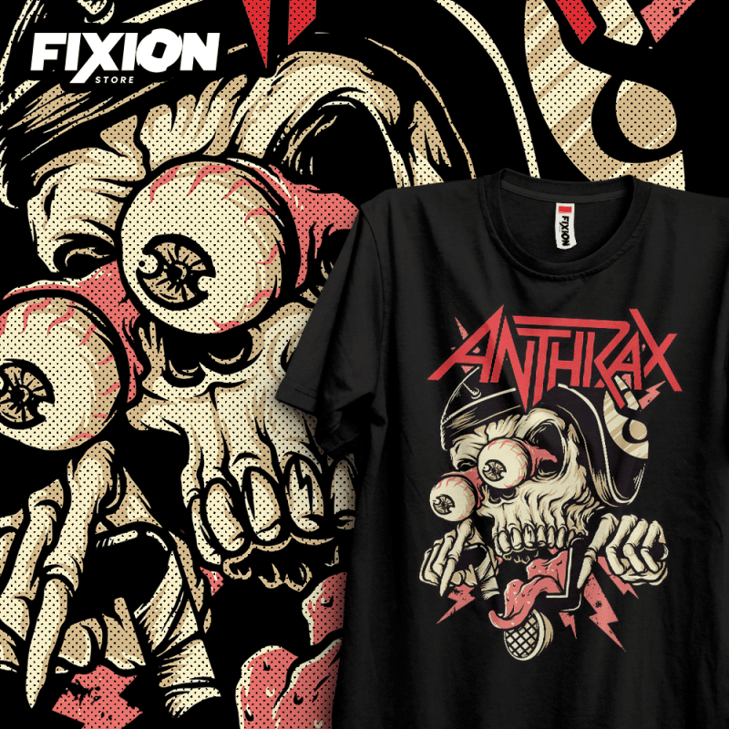 Anthrax #1 Poleras Música fixion.cl