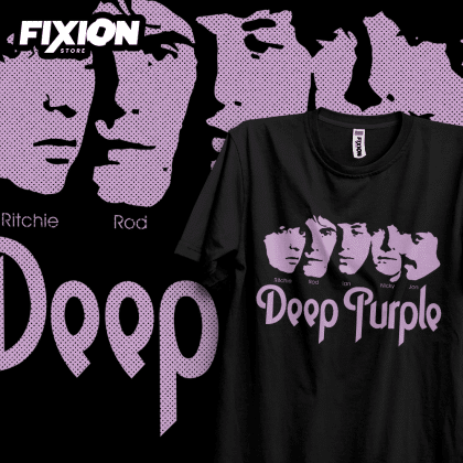 Deep Purple #3 Poleras Música fixion.cl