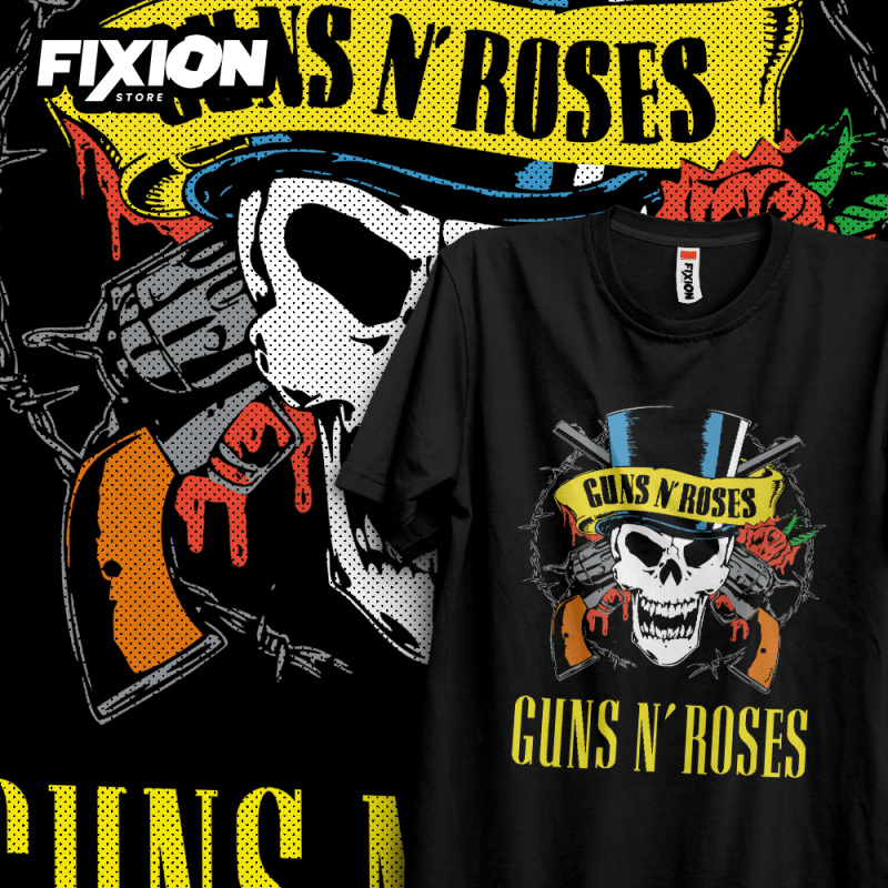 Guns N’ Roses #4 Poleras Música fixion.cl