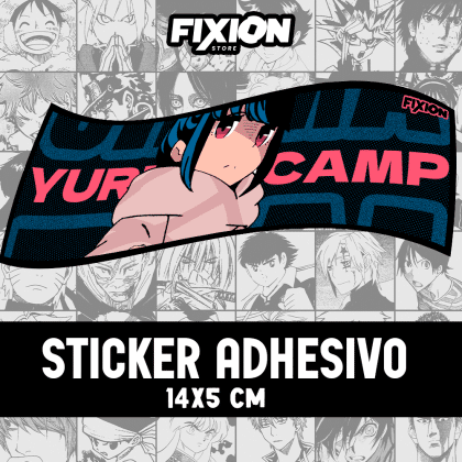 STICKER B#05 – YURU CAMP Stickers fixion.cl