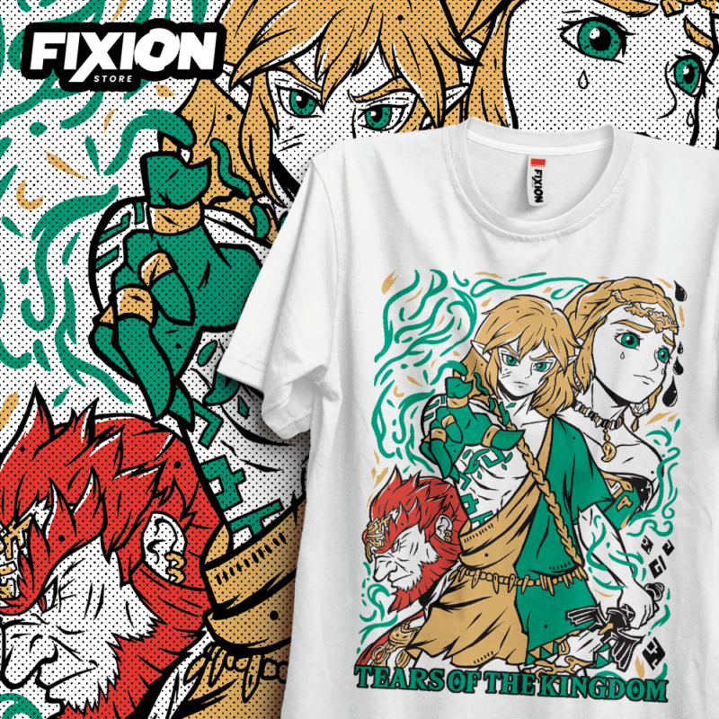 Zelda [B] L#6 Poleras Videojuegos fixion.cl