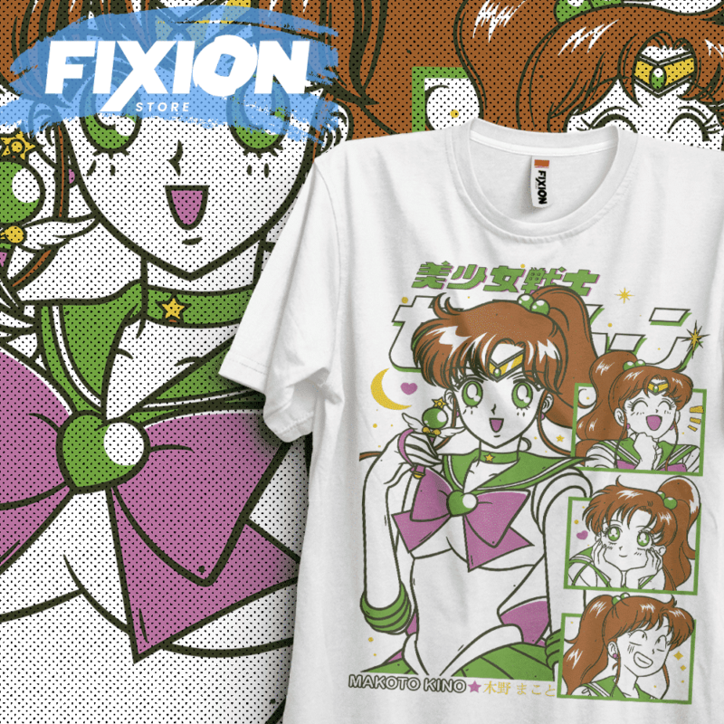 Sailor Moon – Jupiter E#1 [B] Poleras Anime fixion.cl