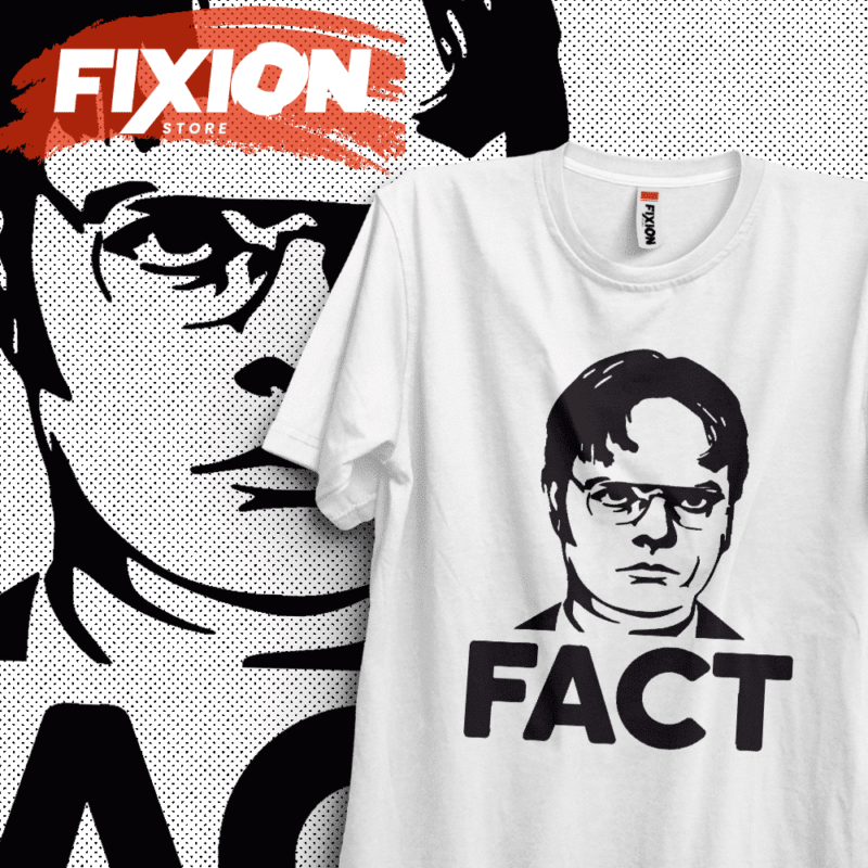 The Office –  Dwight Fact [B] Poleras TV Cine fixion.cl