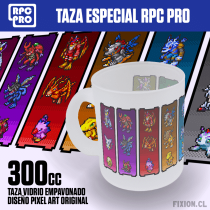 Taza especial RPC PRO #047	DIGIMON – DIGIEVOLUCIONES Digimon fixion.cl