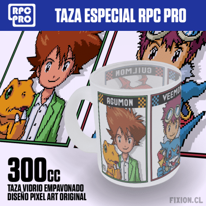 Taza especial RPC PRO #048	DIGIMON – STARTERS Digimon fixion.cl
