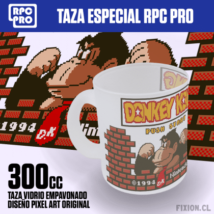 Taza especial RPC PRO #005	DONKEY KONG – INTRO GBC Donkey Kong fixion.cl