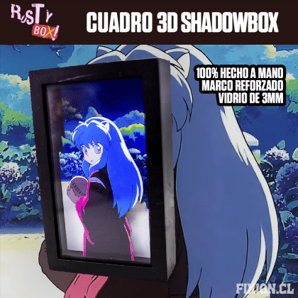 RustyBox – Cuadro 3D ShadowBox – Inuyasha Cuadro 3D fixion.cl