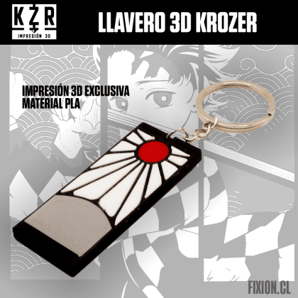 Krozer - Llavero 3D - Kimetsu no Yaiba - Hanafuda