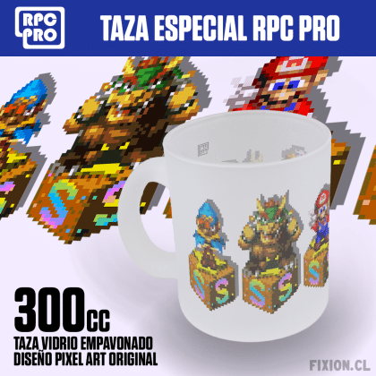 Taza especial RPC PRO #035	MARIO – MARIO RPG Mario fixion.cl