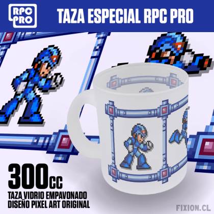 Taza especial RPC PRO #013	MEGAMAN – X Megaman fixion.cl