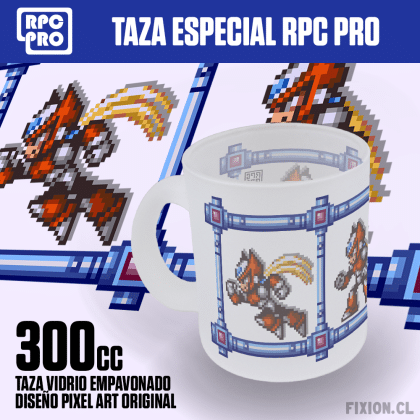 Taza especial RPC PRO #014	MEGAMAN – ZERO Megaman fixion.cl