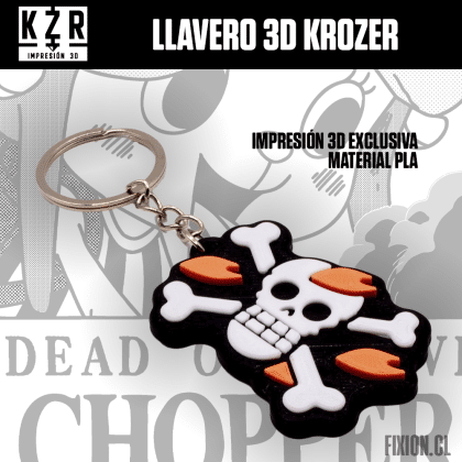 Krozer - Llavero 3D - One Piece - Chopper Hiriluk