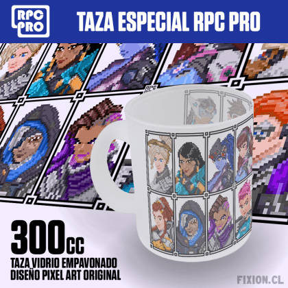 Taza especial RPC PRO #102	OVERWATCH Blizzard fixion.cl