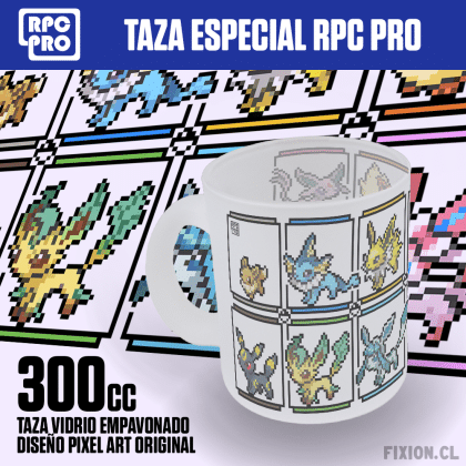 Taza especial RPC PRO #050	POKEMON – EEVEELUCIONES Pokemon fixion.cl