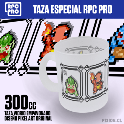 Taza especial RPC PRO #052	POKEMON – STARTERS Pokemon fixion.cl