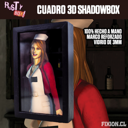RustyBox – Cuadro 3D ShadowBox – Silent Hill #01 Cuadro 3D fixion.cl