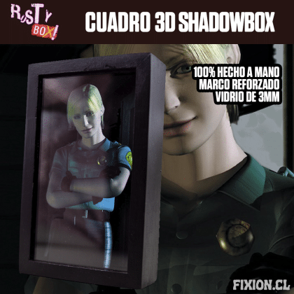 RustyBox – Cuadro 3D ShadowBox – Silent Hill #03 Cuadro 3D fixion.cl