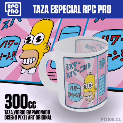 Taza especial RPC PRO #066	SIMPSONS – MISTER CHISPA RPC PRO fixion.cl