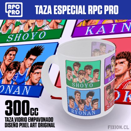 Taza especial RPC PRO #041	SLAM DUNK – EQUIPOS RPC PRO fixion.cl