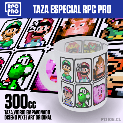 Taza especial RPC PRO #030	MARIO – SMASH BROS SNES Mario fixion.cl