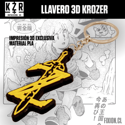 Krozer – Llavero 3D – Zelda – Z Krozer fixion.cl