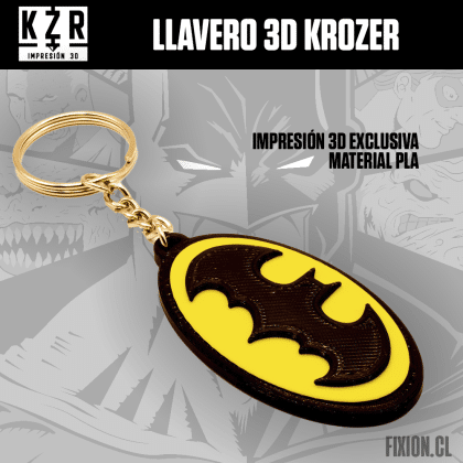 Krozer – Llavero 3D – Batman Batman fixion.cl