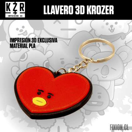 Krozer – Llavero 3D – BTS K-Pop fixion.cl