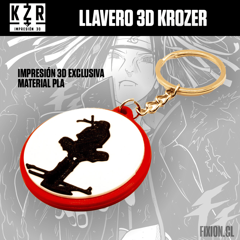 Krozer - Llavero 3D - Naruto - Itachi
