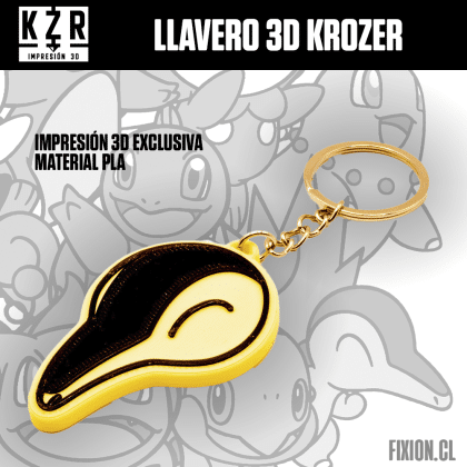 Krozer – Llavero 3D – Pokemon – Cyndaquill Krozer fixion.cl