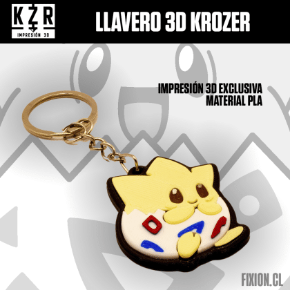 Krozer – Llavero 3D – Pokemon – Togepi Krozer fixion.cl
