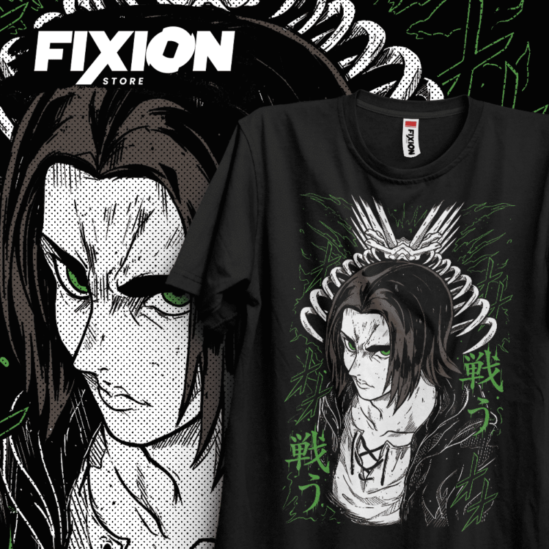 Shingeki no Kyojin – Eren #Y1 [N] Poleras Anime fixion.cl