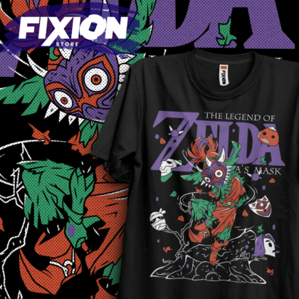 Zelda – Skull Kid #J1 [N] Poleras Videojuegos fixion.cl