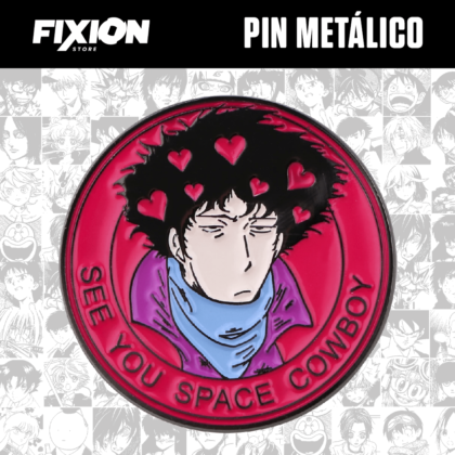 PIN METALICO – Cowboy Bebop – See you Space Cowboy <3 Pines fixion.cl