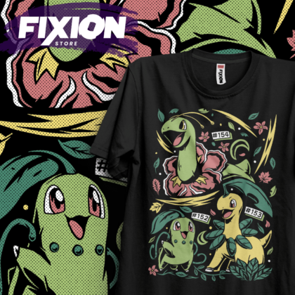 Pokemon – Meganium Chikorita #J3 [N] Pokemon fixion.cl