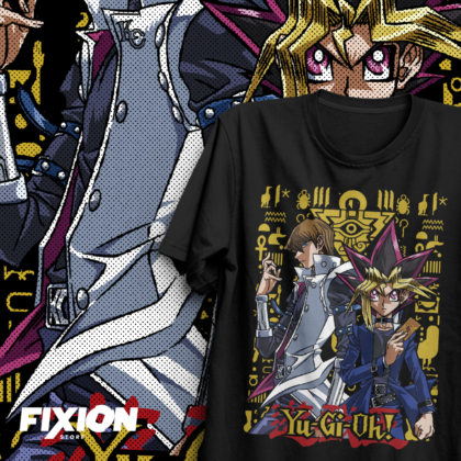 YuGiOh – Yugi y Kaiba #JD [N] Poleras Anime fixion.cl