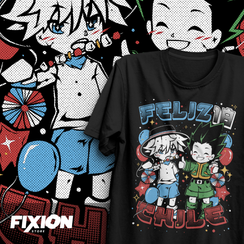 Hunter x Hunter – Fiestas Chile – Gon y Killua [N] Chile! Fiestas Patria fixion.cl