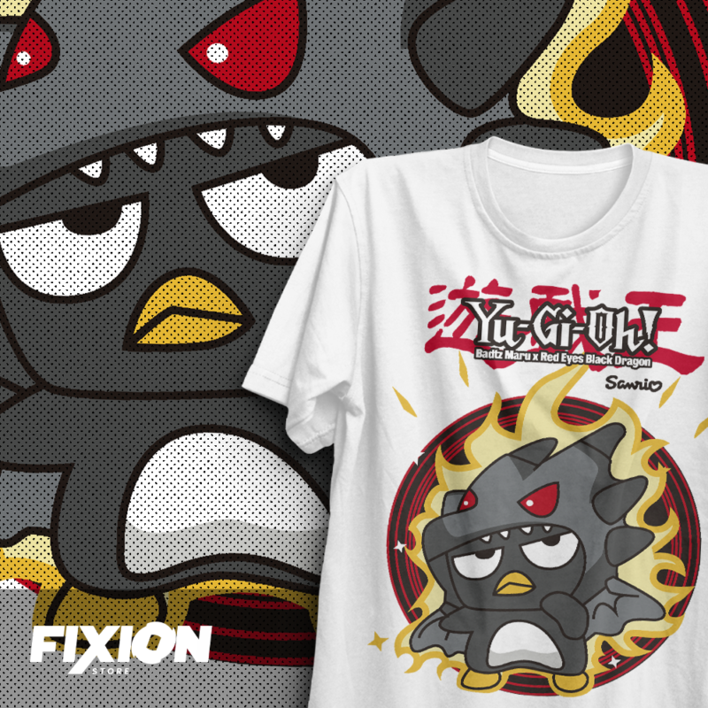 Sanrio X Yugioh – Badtz Maru Red Eyes Black Dragon [B] Novedades Agosto fixion.cl