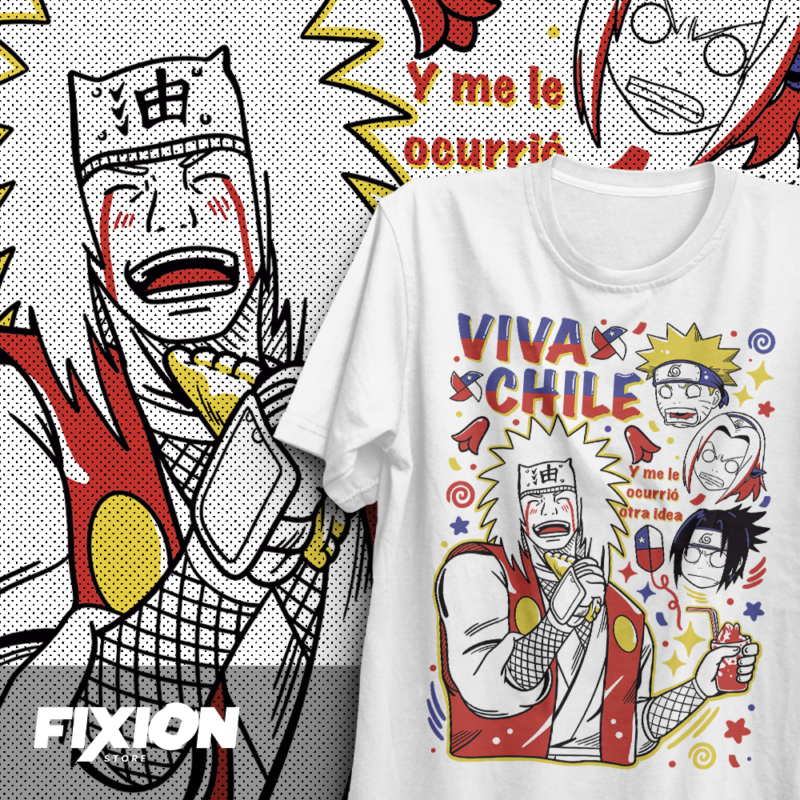 Naruto – Fiestas Chile – Jiraiya [B] Chile! Fiestas Patria fixion.cl