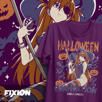 Evangelion – Asuka Halloween #K3 [Morada] Evangelion fixion.cl