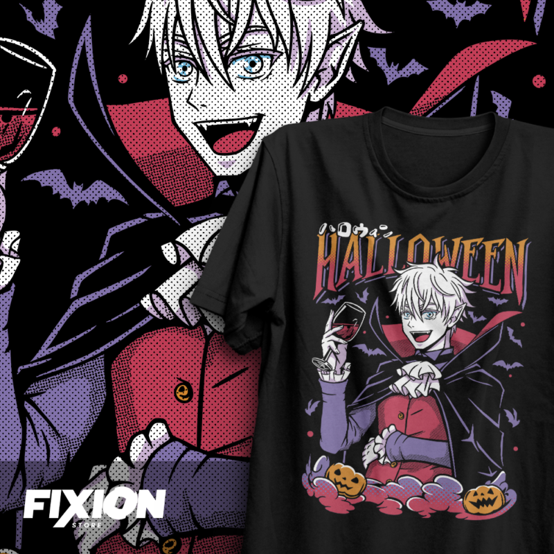 Jujutsu Kaisen – Halloween Gojo Vampiro Ojos #K4 [N] Halloween fixion.cl