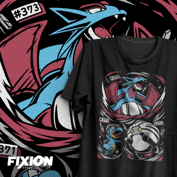 Pokemon – Bagon Shellgon Salamence #V3 [N] Novedades Noviembre fixion.cl