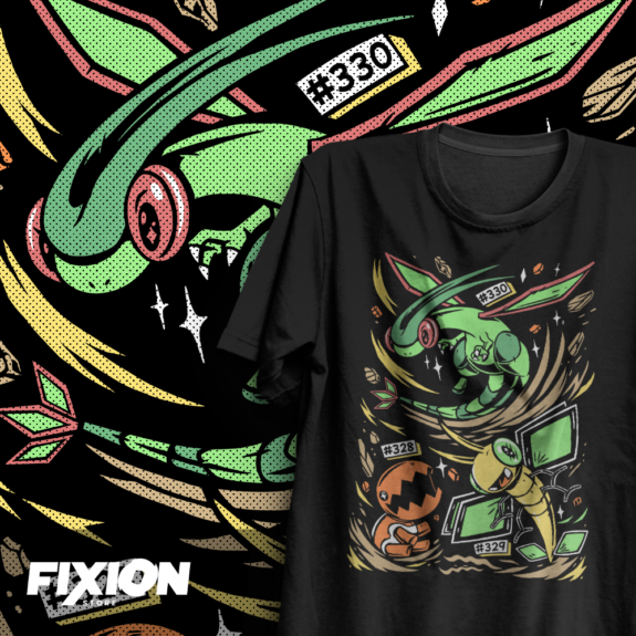 Pokemon – Trapinch Vibrava Flygon #V3 [N] Novedades Noviembre fixion.cl