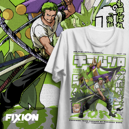 One Piece x Pokemon – Zoro #D5 [B] Novedades Diciembre fixion.cl